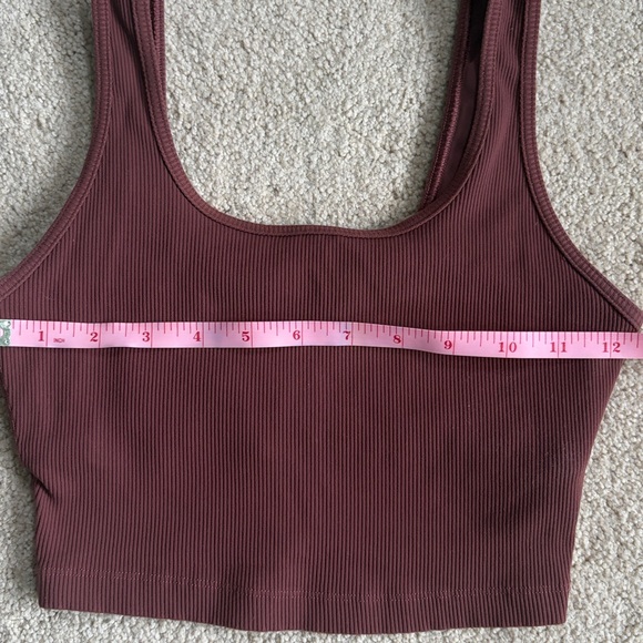 Offline by Aerie Ribbed brown crop tank - Picture 6 of 8